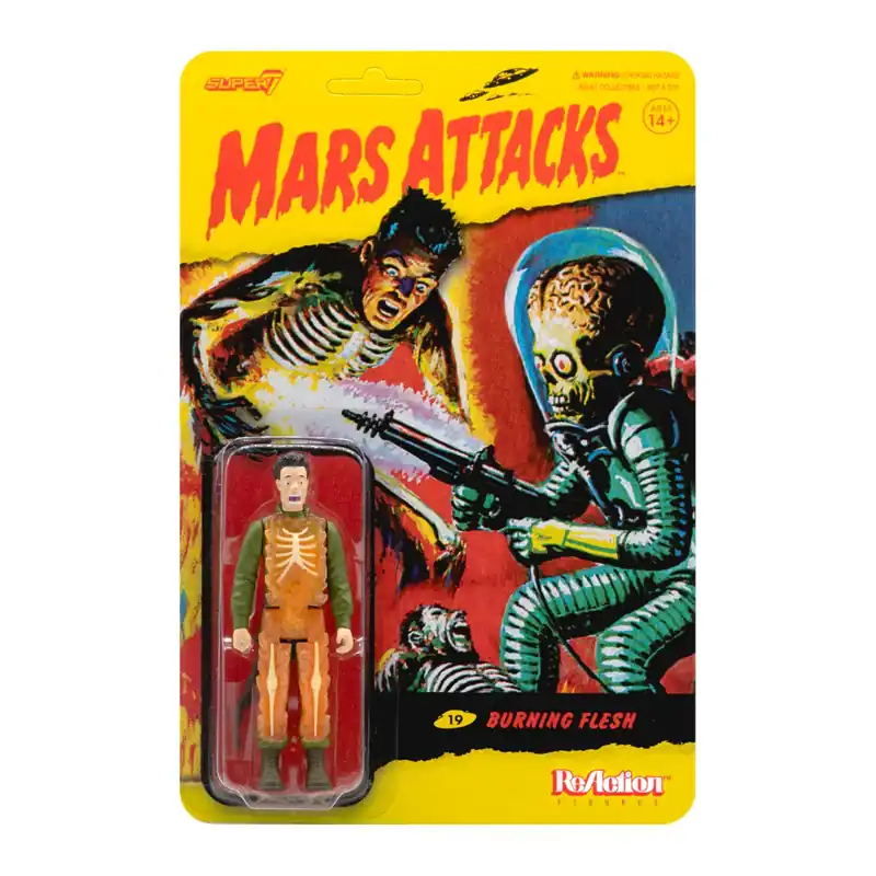 Mars Attack Reaction Figure- Burning Flesh