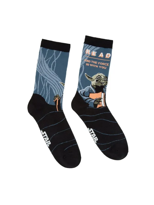 Star Wars Yoda Read Socks