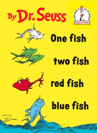 Dr. Seuss One Fish Two Fish Red Fish Blue Fish