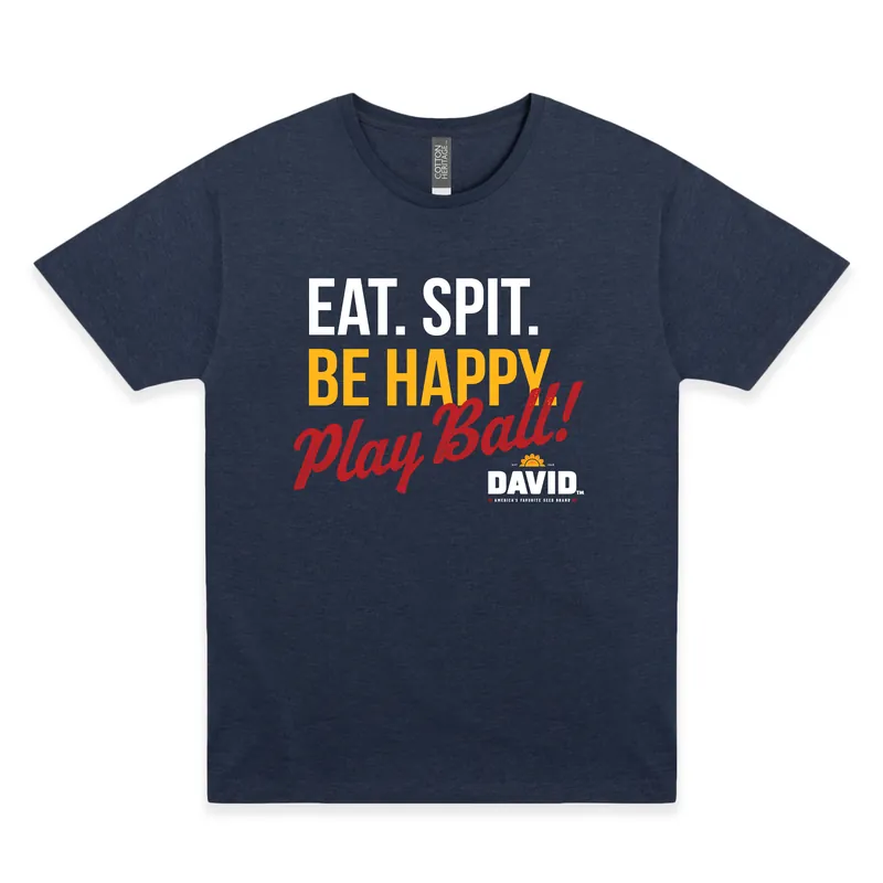 DAVID™ Eat. Spit. Be Happy. Play Ball! Tee Officially Licensed