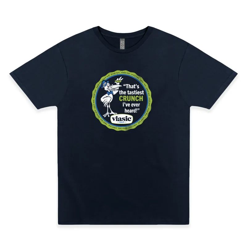 Vlasic® Pickles Tastiest Crunch Jar Lid Tee Officially Licensed