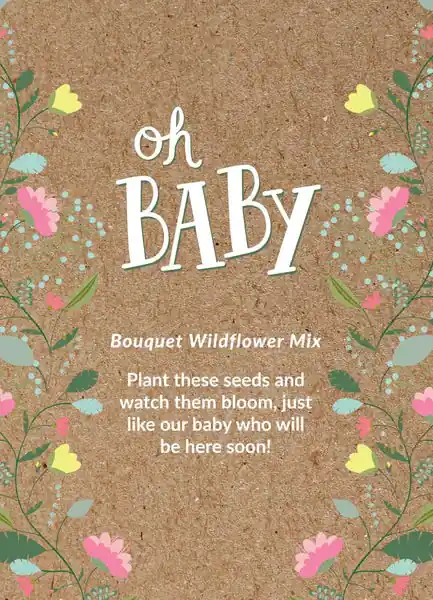 Oh Baby Bouquet Wildflower Mix