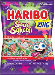 Haribo Sour S‘Ghetti 5oz