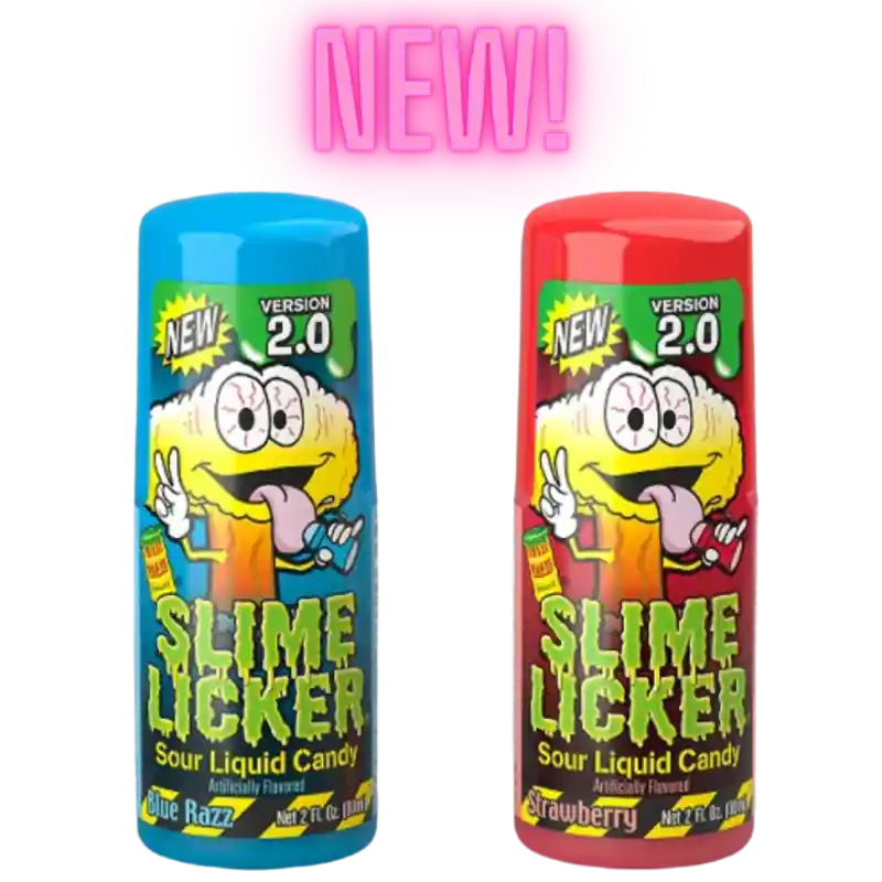 Toxic Waste Slime Licker 2.0- Blue Razz & Strawberry
