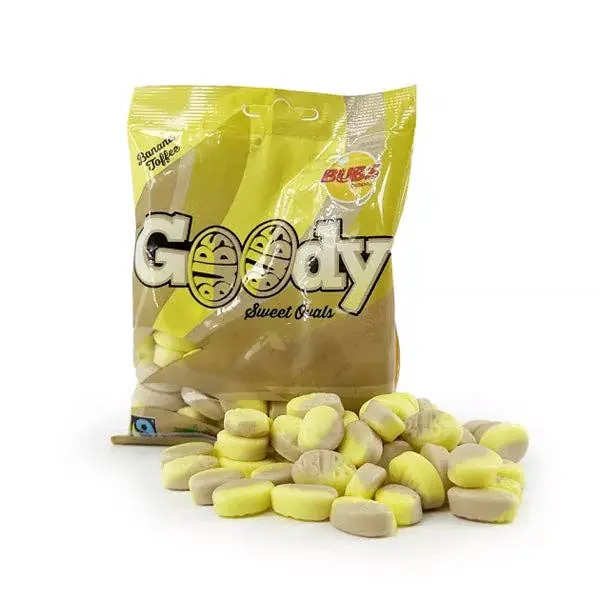 BUBS Godis Banana Toffee Goody Ovals (90g) Swedish Candy