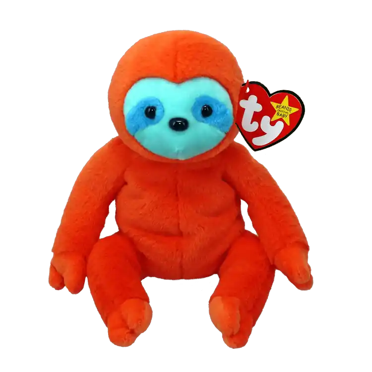 Beanie Babies Molasses Orange Sloth Regular