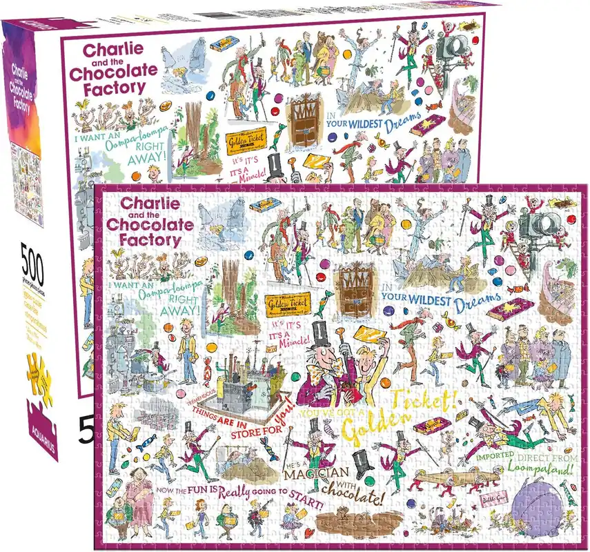 Charlie and Choclate Factory 500 Piece Jigsaw Puzzle