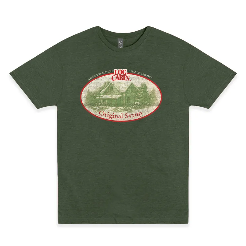 Log Cabin® Original Syrup - A Family Tradition Tee Officially Licensed