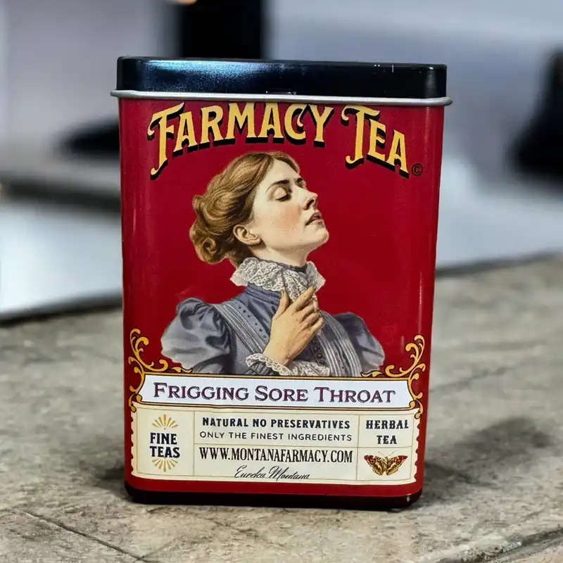 Frigging Throat Tea Soothing Tasty Tea Tin pocket/ travel