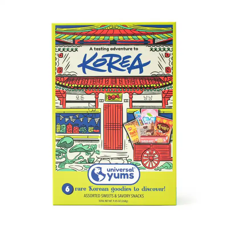 Korea Tasting Adventure Exotic Snacks & Candy Gift Box