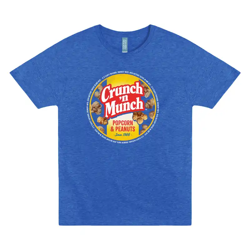 Crunch ‘N Munch™ Popcorn & Peanuts Tee Officially Licensed