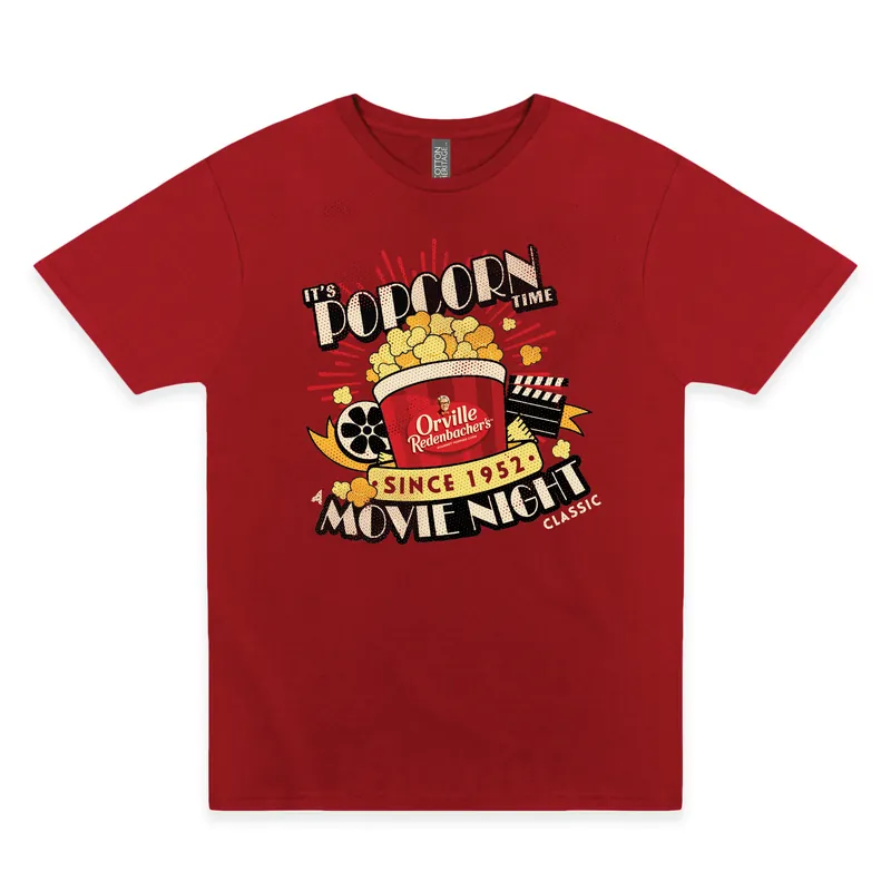 Orville Redenbacher‘s™ Movie Night Tee Officially Licensed