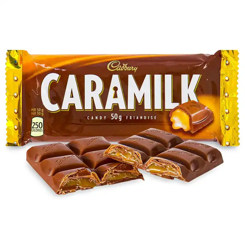 Cadbury Caramilk Chocolate Candy Bar, 50g