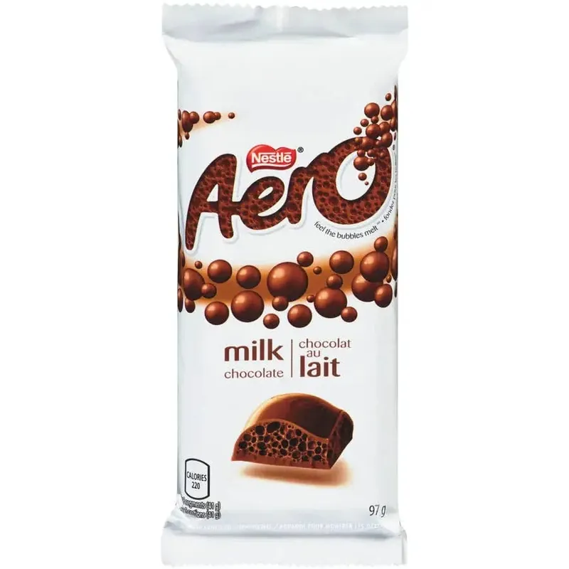 Nestlé Aero Milk Chocolate Bar 97g