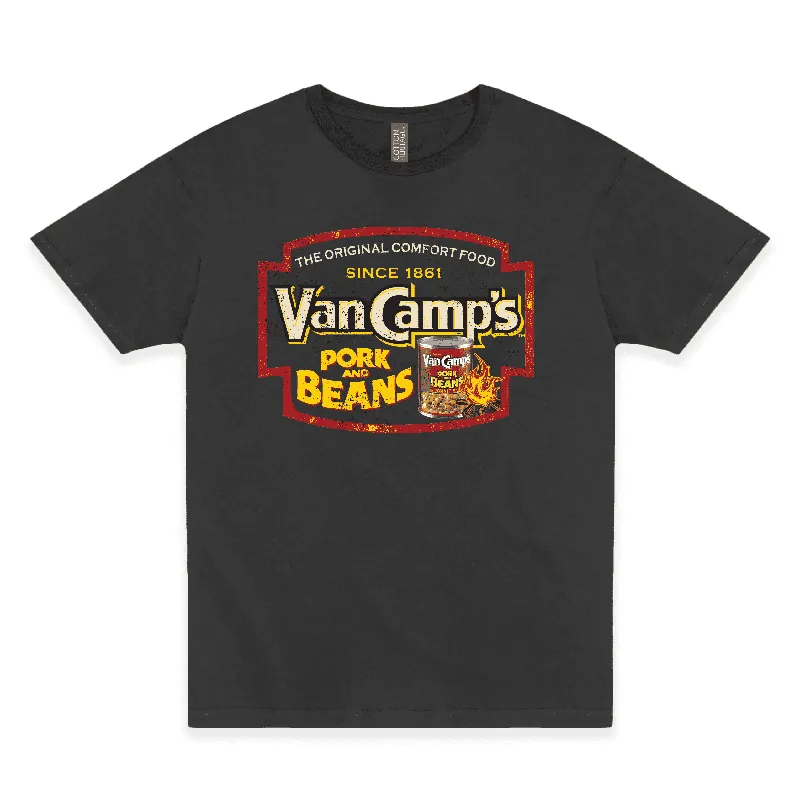 Official VanCamp’s™ Pork and Beans T-Shirt – Retro Comfort Food Tee Vintage Americana Apparel