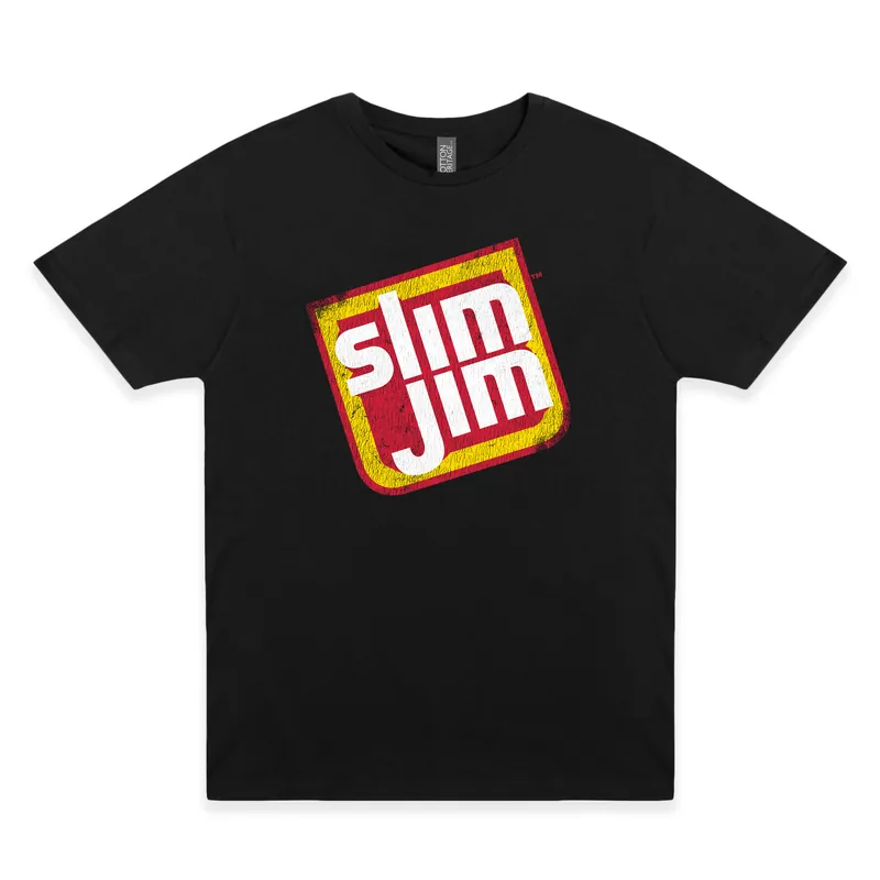 Official Slim Jim® T-Shirt – Retro Snack Logo Tee Vintage Meat Stick Shirt