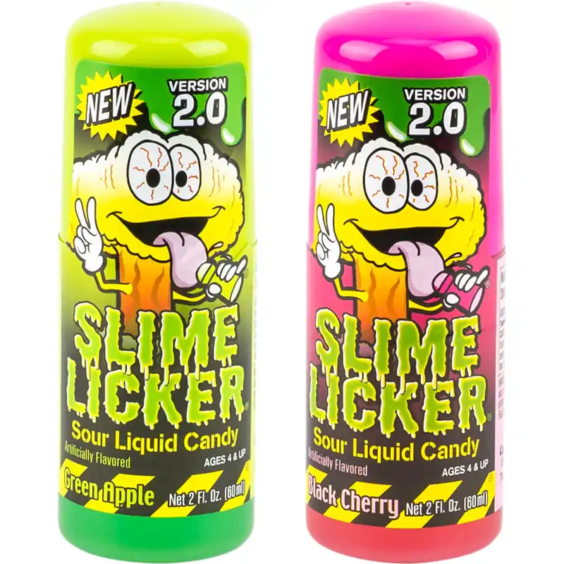 Toxic Waste Slime Licker 2.0- Green Apple & Black Cherry 2oz