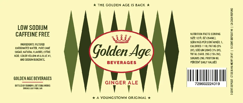 Golden Age Beverages - Ginger Ale