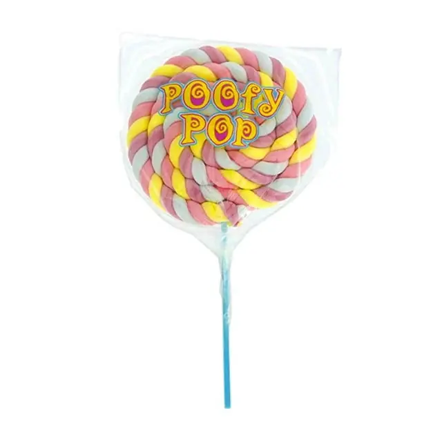 Poofy Pops 4 3/4" Candy Flavored Marshmallow