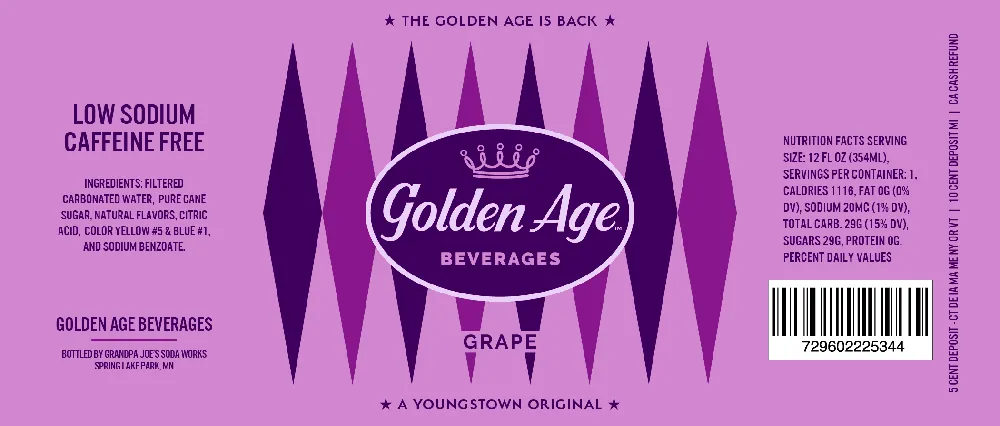Golden Age Beverages - Grape Soda