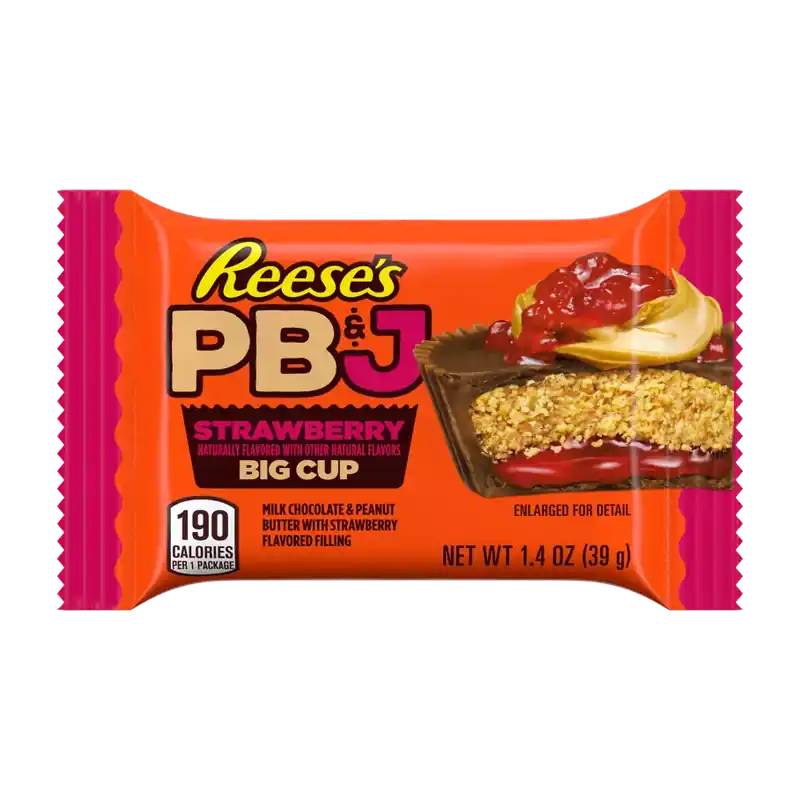 Hershey‘s Reese‘s Big Cup PB&J Strawberry 1.4oz