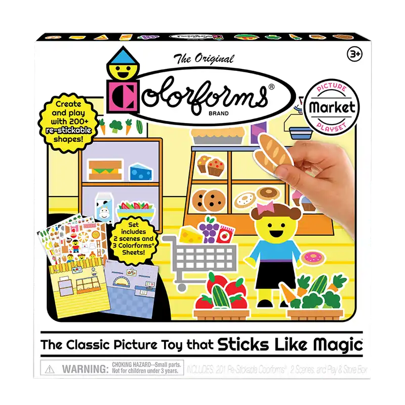 Colorforms Playset- Market