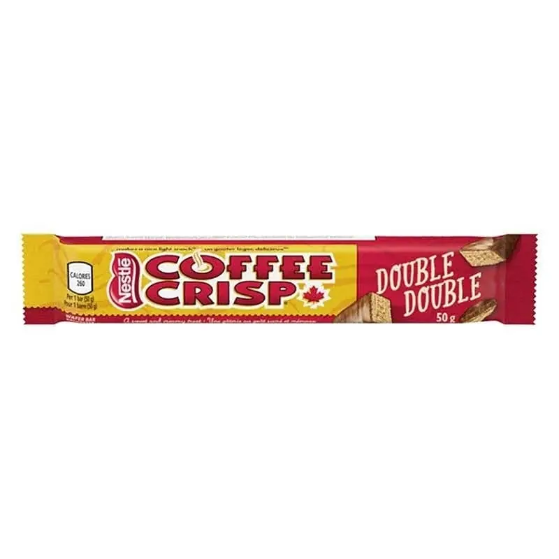 Nestle Coffee Crisp Double Double Chocolate Bars, 50g