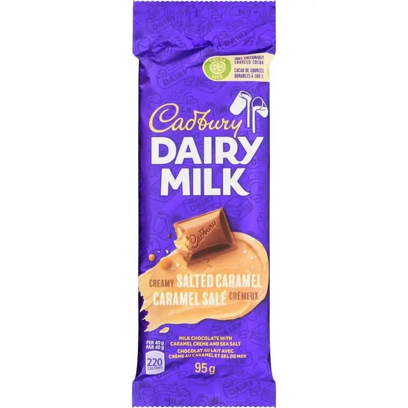 Cadbury Dairy Milk Salted Caramel Chocolate Bar - 95g