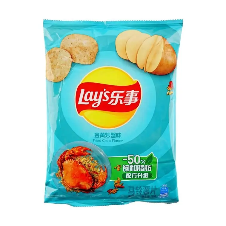 Fried Crab Potato Chips 2.46oz