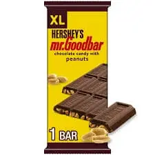 Mr. Goodbar Chocolate Candy With Peanuts X-Large Bar 4.4oz
