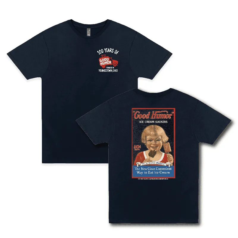 Good Humor™ Vintage Historical Girl Ad Tee Youngstown, OH Unisex Graphic T-Shirt