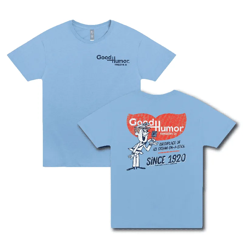 Good Humor™ Retro Man Ice Cream Front & Back Tee Youngstown, OH Unisex Graphic T-Shirt
