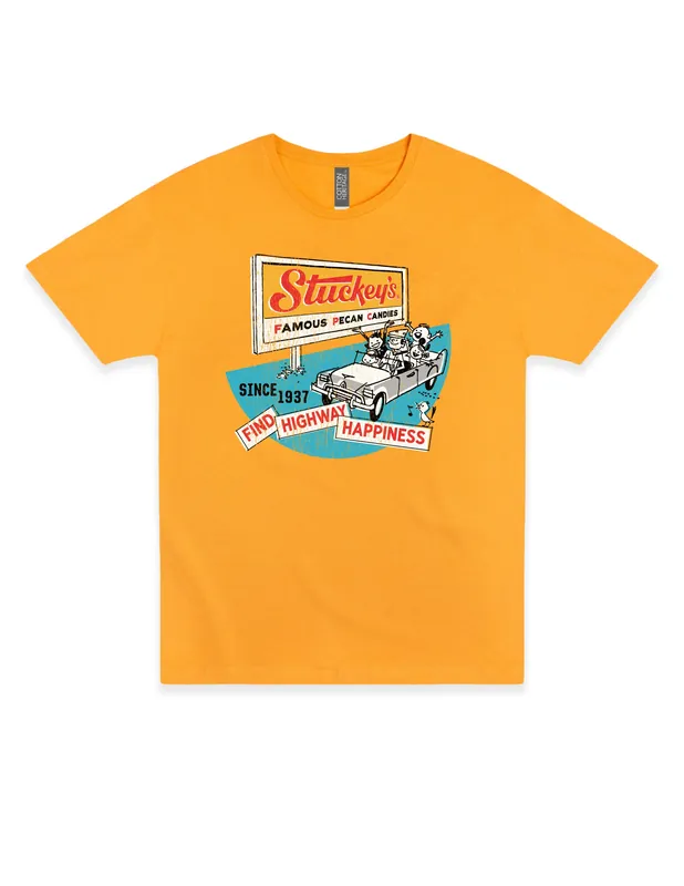 Stuckey‘s® Find Highway Happiness Tee Officially Licensed Unisex Graphic Shirt