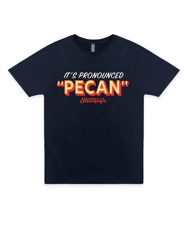 Stuckey‘s® It‘s Pronounced ‘Pecan‘ Tee Officially Licensed Unisex Graphic Shirt