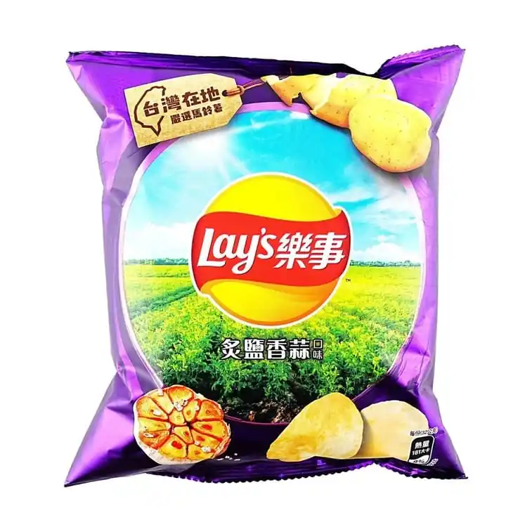 Lay‘s Roasted Salt & Garlic Flavor Potato Chips, 32g