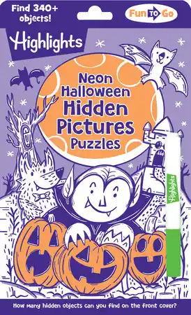 Highlights Neon Halloween Hidden Pictures Puzzles