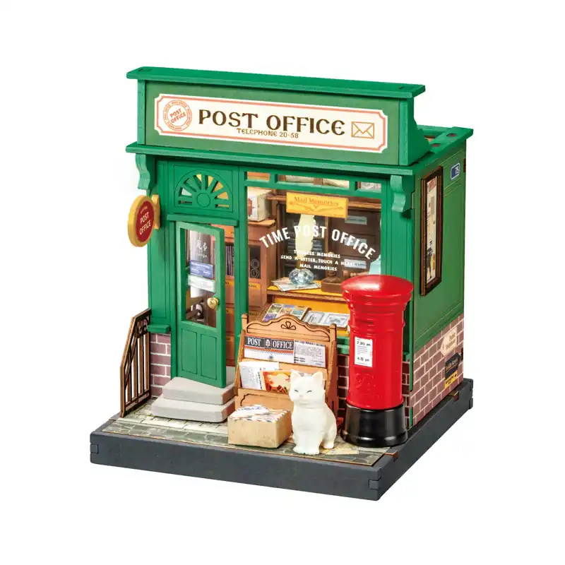 DIY Miniature House Kit Century Post Office