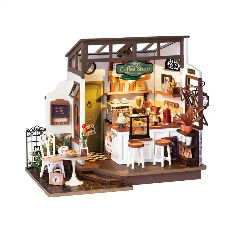 DIY Miniature House Kit No. 17 Café