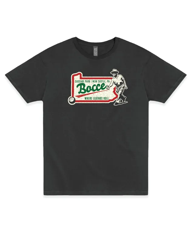 Cascade Park Where Legends Roll Bocce Tee Historical Unisex Graphic T-Shirt