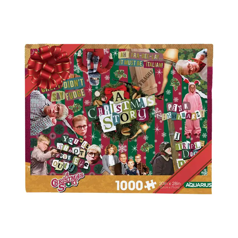 A Christmas Story - Wrapping Paper 1000 Piece Jigsaw Puzzle