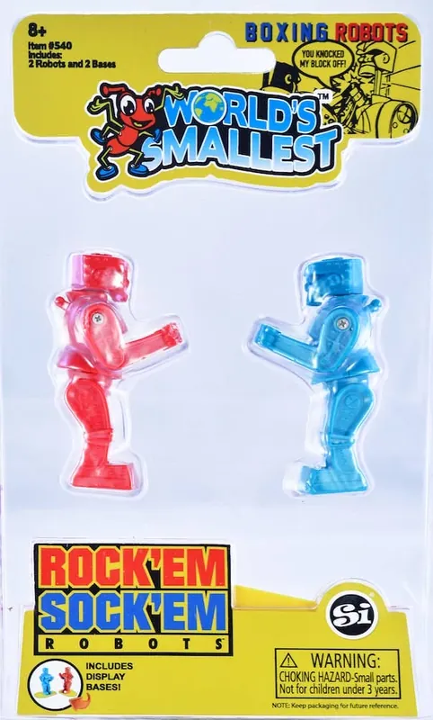 World‘s Smallest Rock ‘Em Sock ‘Em Robots