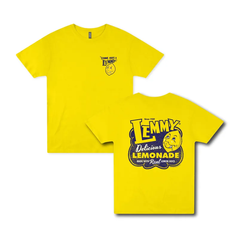 Lemmy® Lemonade Tee Vintage Soft Drink Unisex Graphic T-Shirt