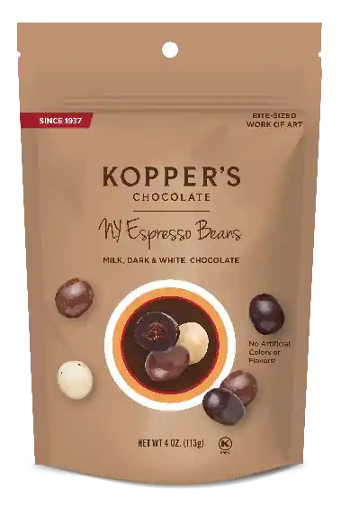 Kopper‘s New York Espresso Beans- 4oz Pouch