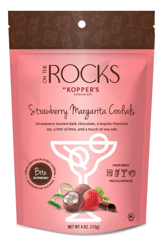 Kopper‘s Strawberry Margarita on the Rocks Cordials- 4oz Pouch