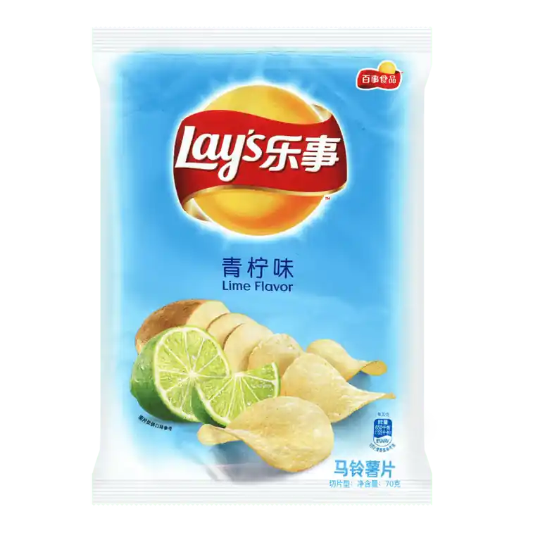 Lays Potato Chip Lime Flavor 70g