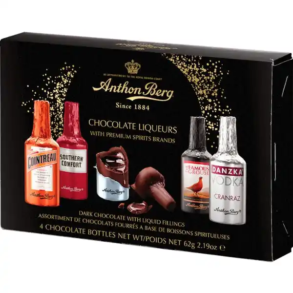 Anthon Berg Liqueur Bottles 4pc Gift Box