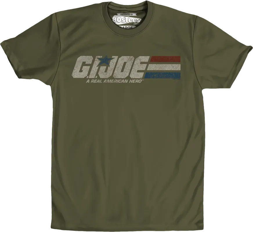 Distressed Army Green GI Joe T-Shirt