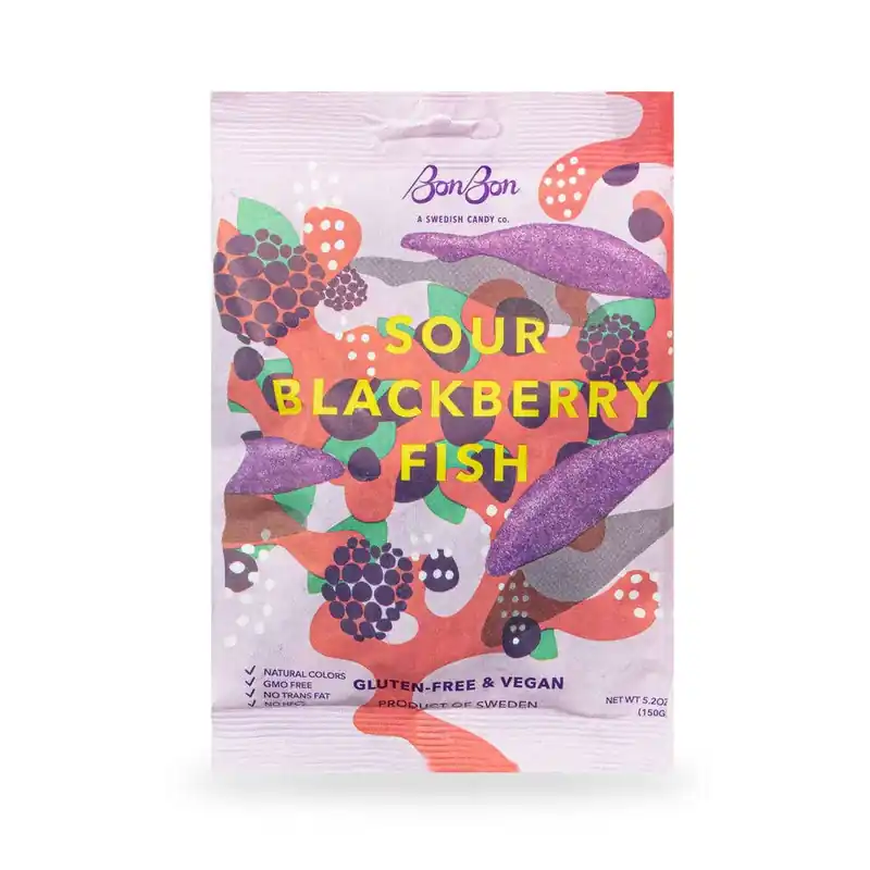 BonBon‘s Sour Blackberry Fish 150g