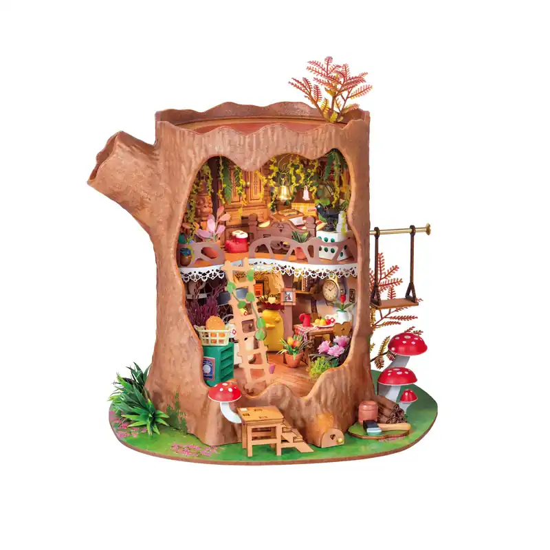 DIY Miniature House Kit Fairytale Tree House