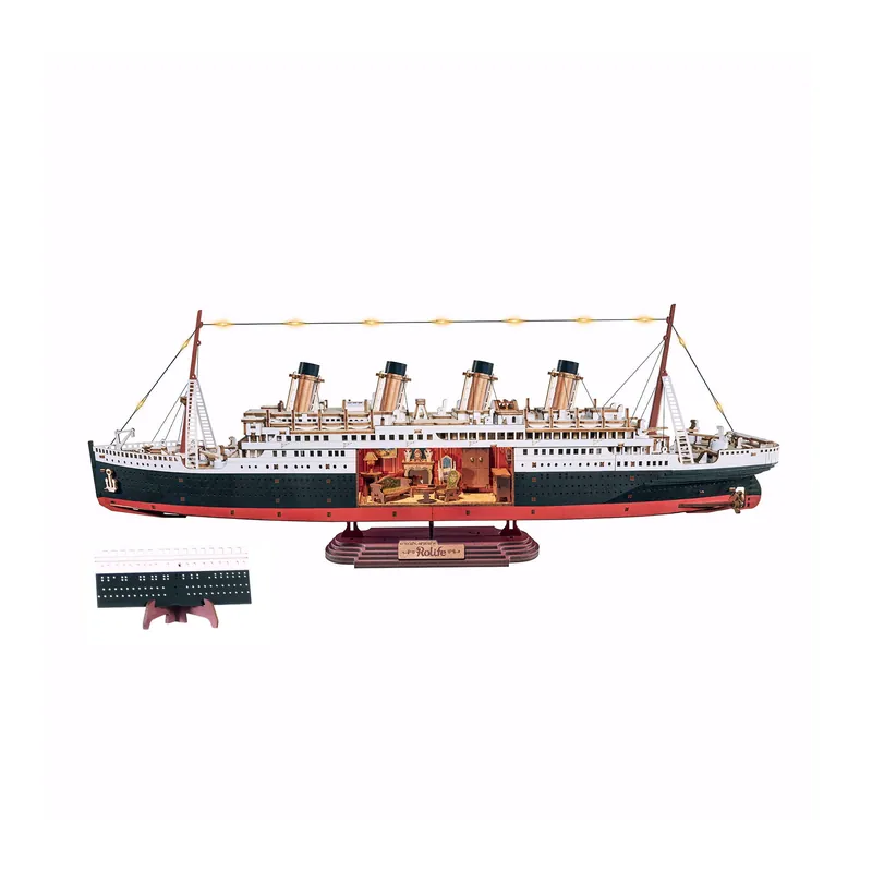 3D Wooden Puzzle 1912 · Eternal Atlantic Voyager (Titanic)